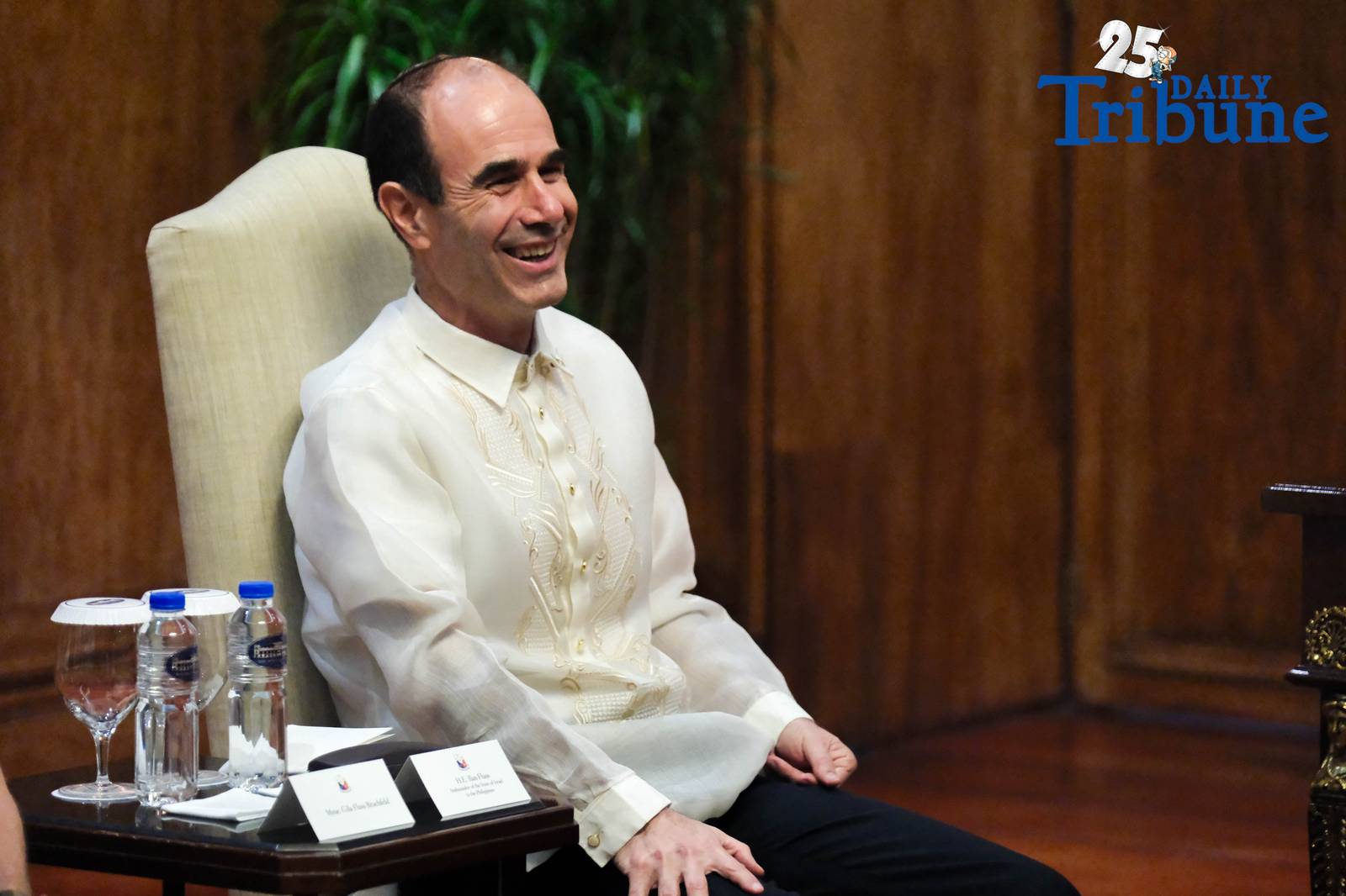 President Ferdinand R. Marcos Jr. met with outgoing Israeli Ambassador Ilan Simon Fluss at Malacañang Palace on July 31, 2025, for a farewell courtesy call, marking the end of Fluss’ diplomatic tenure in the Philippines. Ambassador Fluss served in the country twice—first as deputy chief of mission from 1995 to 1998, and then as ambassador from 2021 to 2025—for a total of seven years.