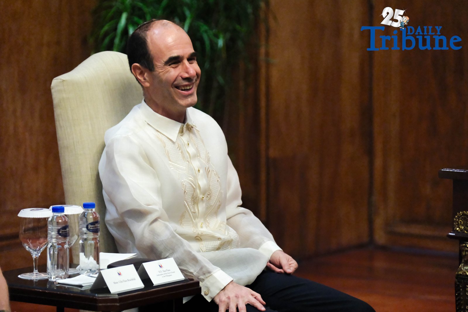 President Ferdinand R. Marcos Jr. met with outgoing Israeli Ambassador Ilan Simon Fluss at Malacañang Palace on July 31, 2025, for a farewell courtesy call, marking the end of Fluss’ diplomatic tenure in the Philippines. Ambassador Fluss served in the country twice—first as deputy chief of mission from 1995 to 1998, and then as ambassador from 2021 to 2025—for a total of seven years.