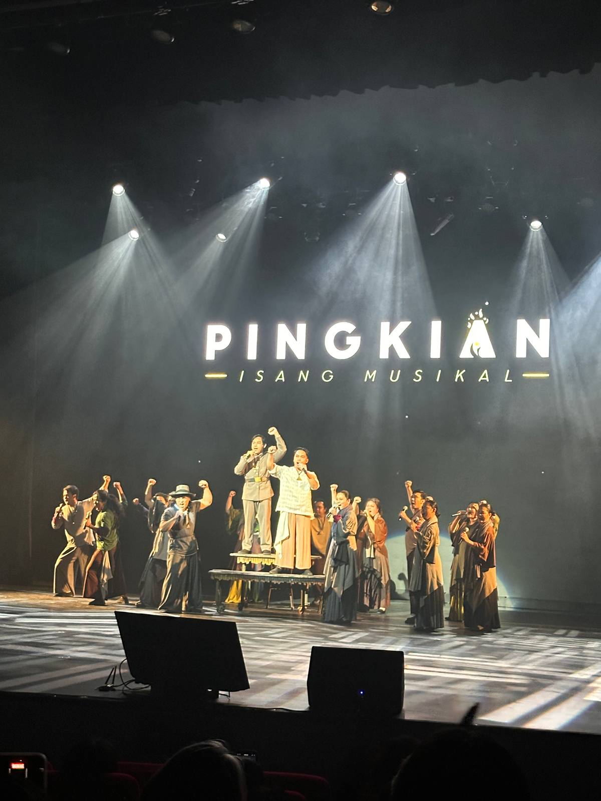 TANGHALANG Pilipino's "Pingkian: Isang Musikal" picked up seven trophies, including Outstanding Production Of A Musical using New Material