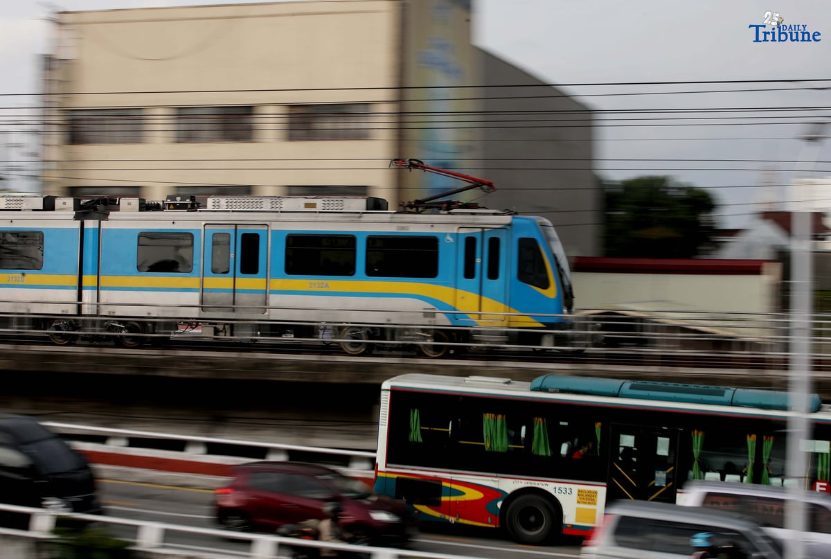 A Dalian train of the Metro Rail Transit Line 3 (MRT-3) is seen running along the tracks in Quezon City on Thursday, 31 July 2025—nearly a decade after being stored in the depot. The train’s reactivation marks a milestone in efforts to modernize the MRT-3 fleet.