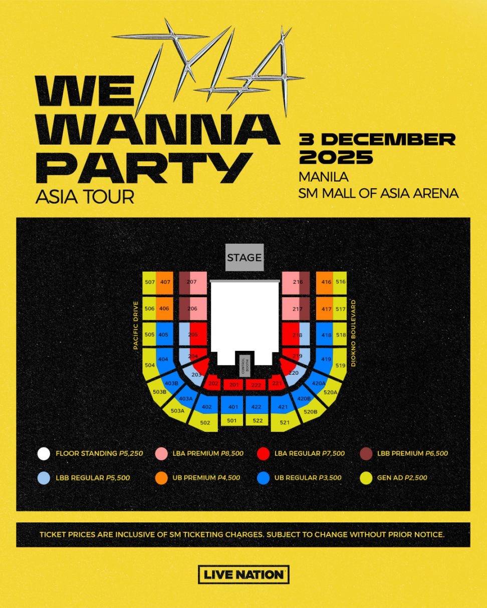 Seat plan.