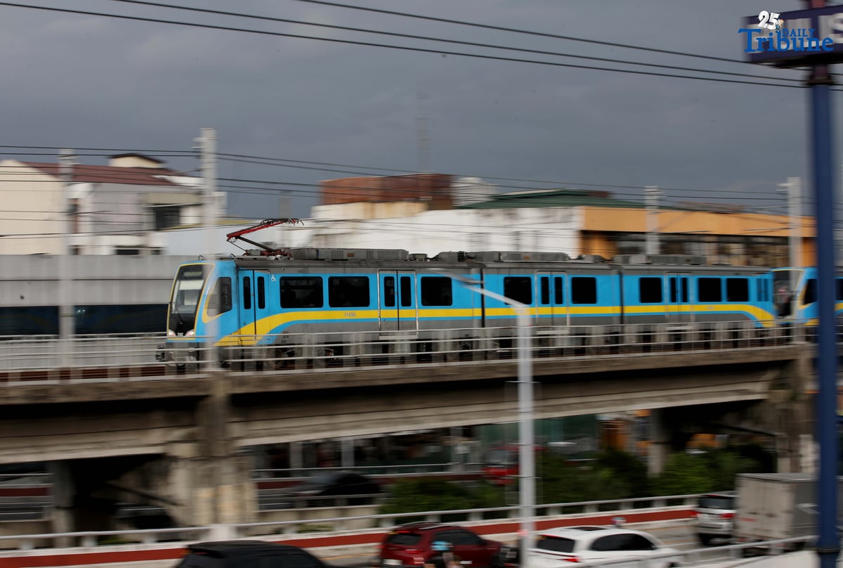 A Dalian train of the Metro Rail Transit Line 3 (MRT-3) is seen running along the tracks in Quezon City on Thursday, 31 July 2025—nearly a decade after being stored in the depot. The train’s reactivation marks a milestone in efforts to modernize the MRT-3 fleet.