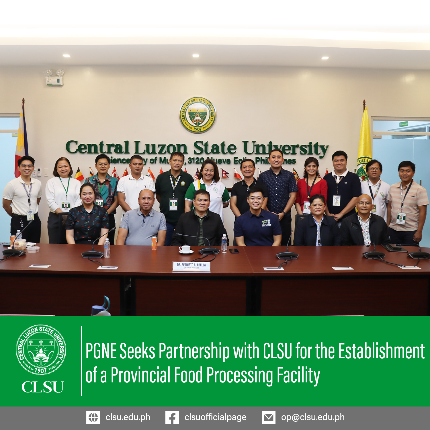 CLSU, province to set up first food plant in region