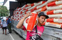 MORE than 600 families in Barangay Sapang Uno, Ternate, Cavite receive rice aid on Friday from Bloomberry Cultural Foundation Inc., the corporate social responsibility arm of Solaire Resort and Casino.