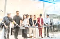 ARCHiTECT Joey Yupangco, interior designer Rene Orosa, Thea Yu, Carlos Yu, architect Quito, architect Jacy Medina, Councilor Jomil Bryan Serna of Taguig City’s 2nd District and Lawrence Chung, president and CEO of MC Home Depot lead the ribbon-cutting ceremony.