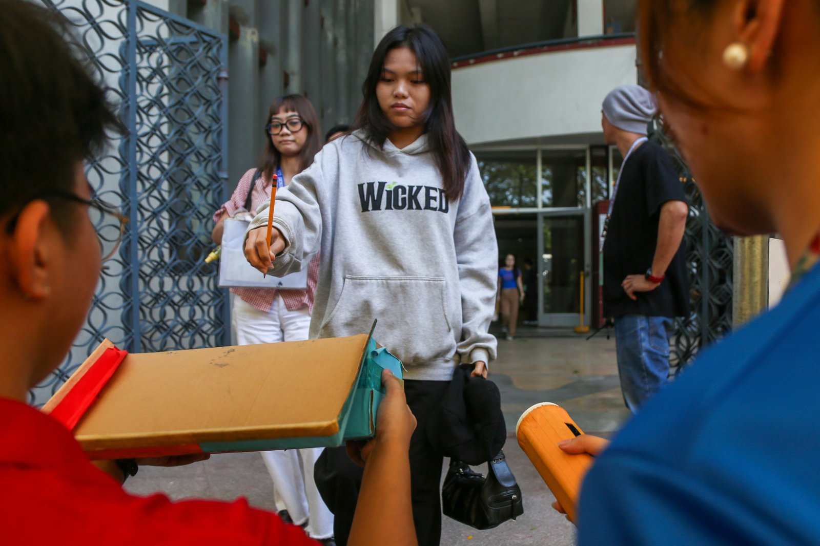 Scenes from the University of the Philippines Diliman on Sunday, 3 August 2025, as thousands of incoming freshmen take the UPCAT in designated campus buildings.