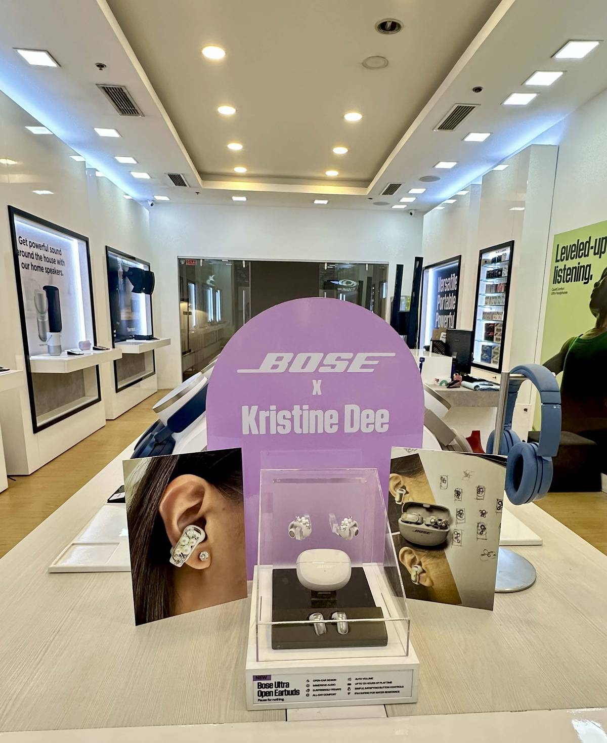 KDee x Bose in Bose store.