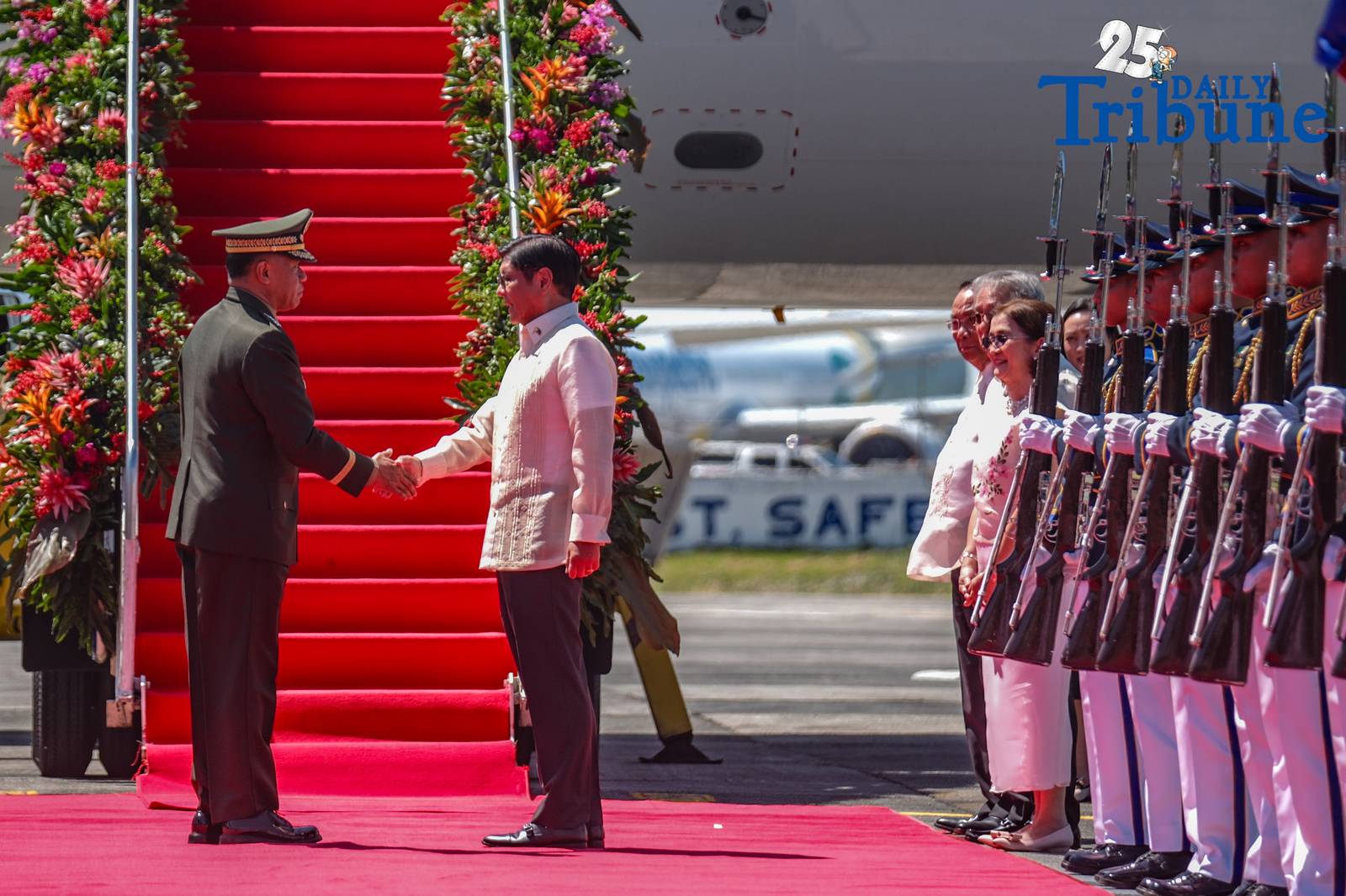 President Ferdinand R. Marcos Jr. departs for a five-day state visit to India aimed at strengthening bilateral relations and encouraging foreign investments on Monday, August 4, 2025 via Maharlika Presidential Hangar, Villamor Airbase, Pasay City.  The trip marks the culmination of the year-long celebration of the 75th anniversary of diplomatic ties between the Philippines and India. In his departure speech, Marcos emphasized shared democratic values, maritime cooperation, and a mutual commitment to upholding international law. He identified several areas for expanded collaboration, including defense, trade, pharmaceuticals, agriculture, and digital connectivity. The President will also lead a business delegation to New Delhi and Bengaluru, seeking partnerships that will bring tangible benefits such as affordable medicine and greater food security for the Filipino people.
PHOTOS BY YUMMIE DINGDING