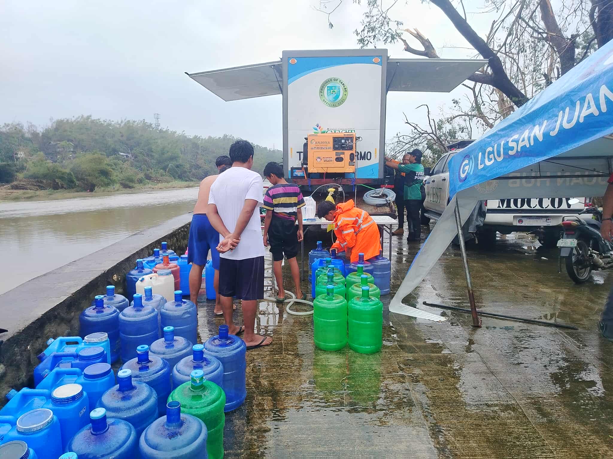 MWTS mula Tarlac, tumulong sa La Union matapos ang pananalasa ng mga bagyo