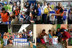 PCSO conducts relief operations in Taytay, Rizal