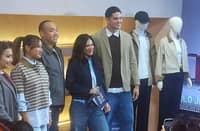 Uniqlo Philippines officials in the brand’s latest jeans collection.