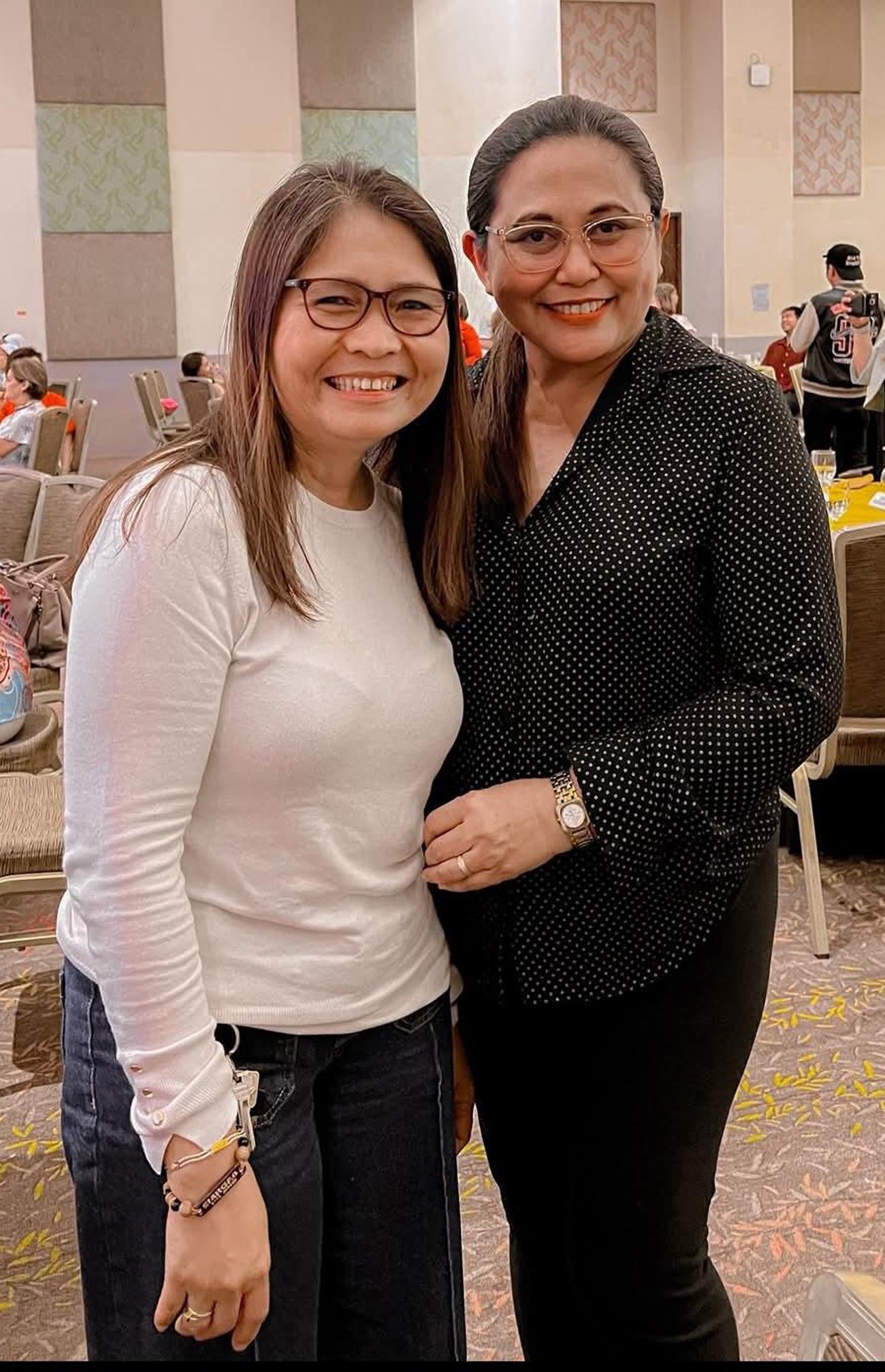 Myrna Alaba and Jayne Abella.