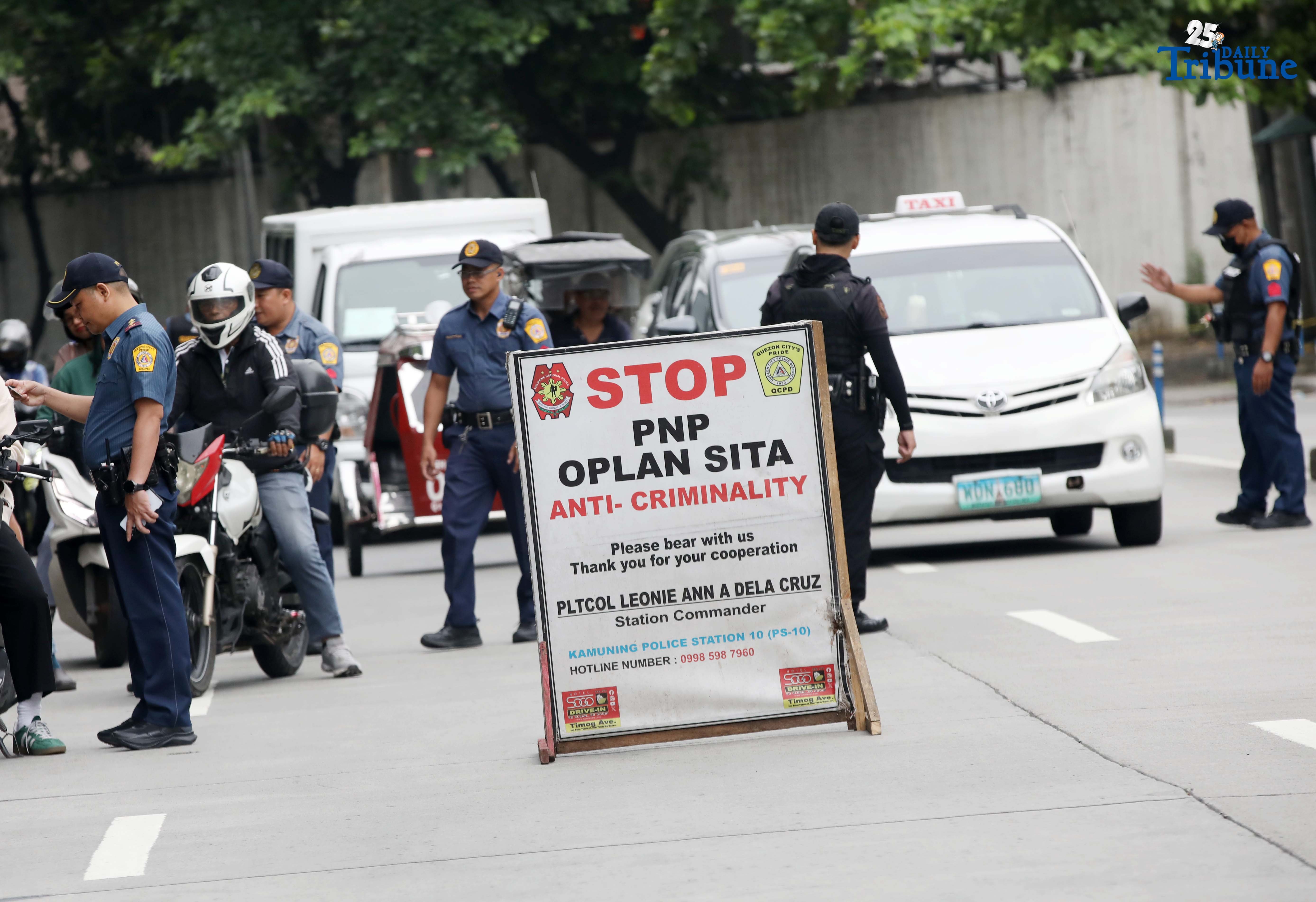QCPD logs 25% dip in crimes, boosts patrols and checkpoints
