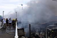 Aroma Compound blaze leaves 720 families homeless