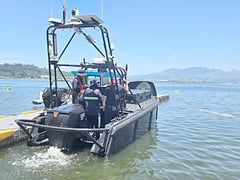 Marina tests autonomous vessel