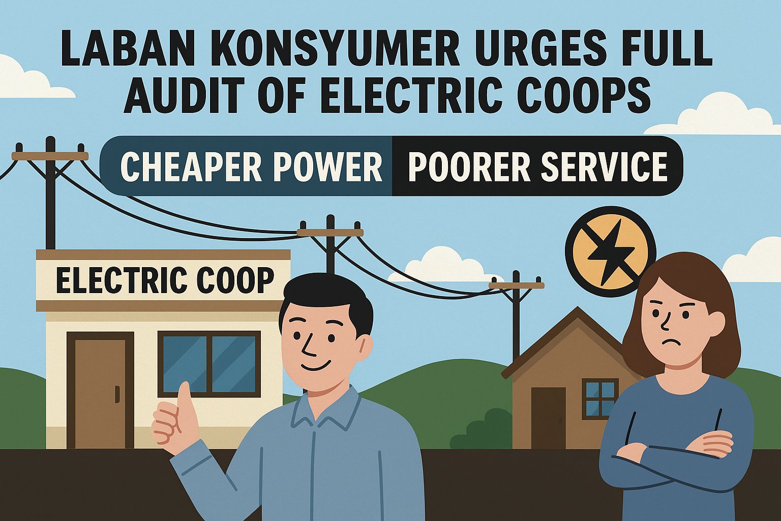 Laban Konsyumer urges full audit of electric coops