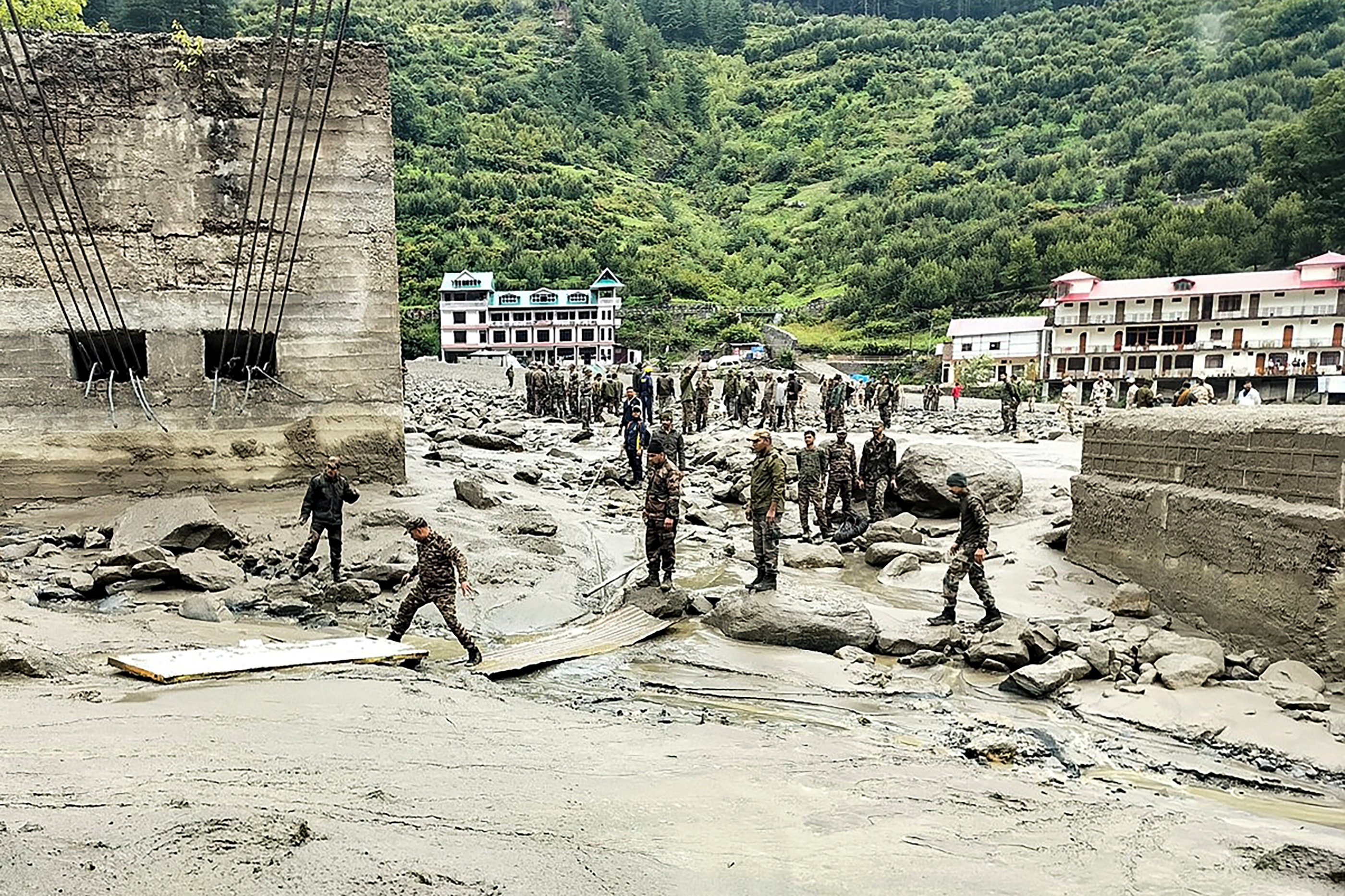 ‘Final wake-up call’: India races to find missing after deadly Himalayan flash floods