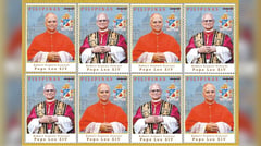 Pope Leo XIV special stamps unveiled