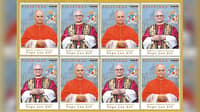 Pope Leo XIV special stamps.