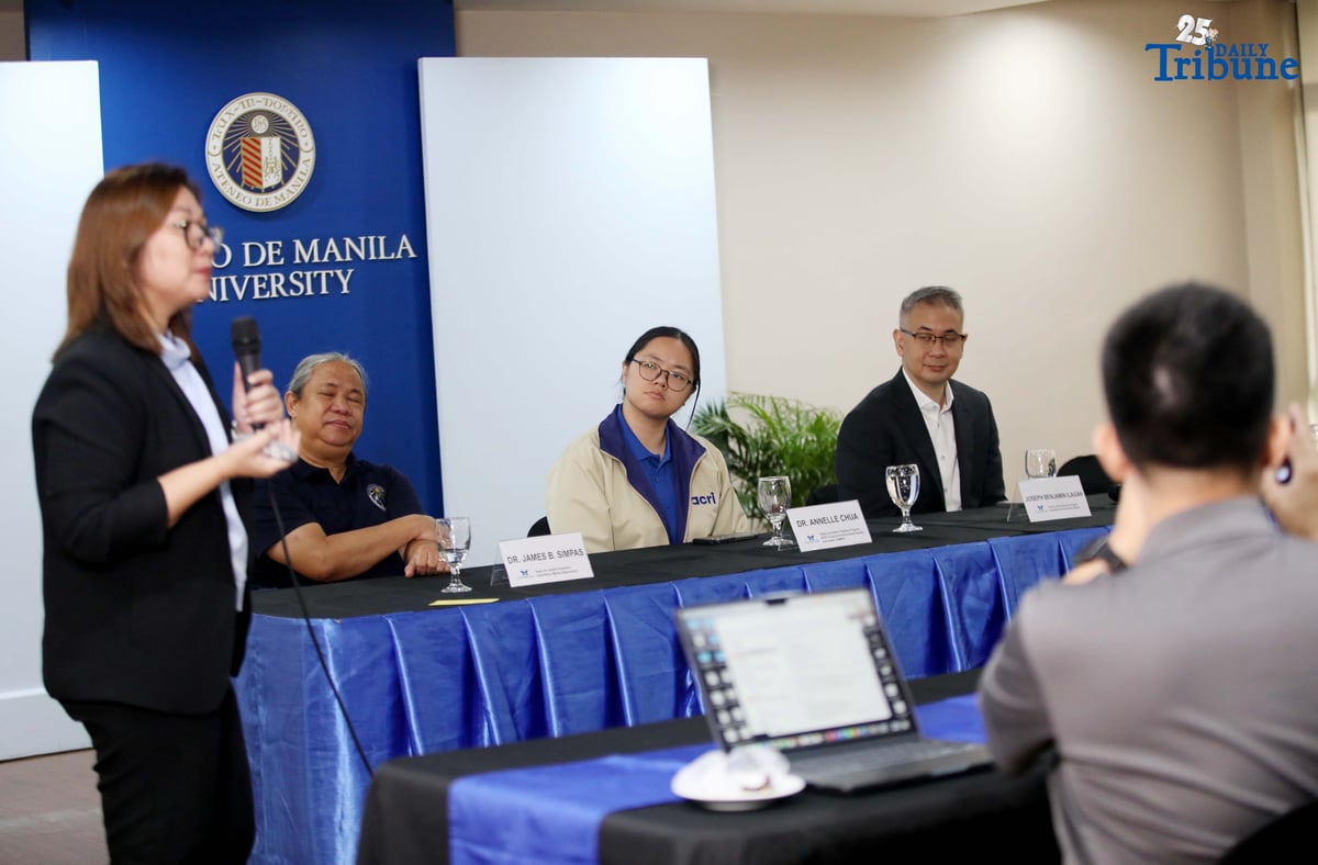 Clarity Movement Regional Account Manager for Southeast Asia and Oceania Engr. Ethel Garcia, together with Dr. James Bernard B. Simpas of the Manila Observatory, Dr. Annelle Raphayette Chua of ACRI and ASMPH, and Joseph Benjamin Ilagan of the Ateneo BUILD Lab, showcases the Clarity Movement Air Quality Monitoring System during the forum “The Urgent Case for Clean Air: Why Real-Time Data Could Save Lives,” held at Ateneo de Manila University in Quezon City on Wednesday, August 6, 2025. The group called on LGUs, businesses, schools, and civic groups to support data-driven, cross-sector efforts to improve air quality and protect public health.