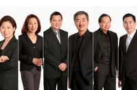 The second-generation Sy siblings, (from left) Teresita Sy-Coson; Elizabeth, Henry Jr.; Hans, Herbert and Harley Sy.