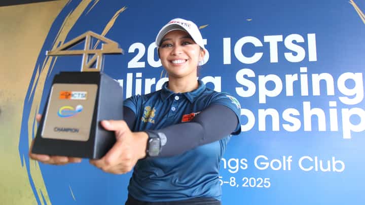 PRINCESS Superal puts her injury woes behind to conquer the ICTSI Caliraya Springs Championship crown.