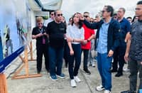 Tourism Secretary Cristina Frasco and Transportation Secretary Vince Dizon graced the kick-off of the construction of a Passenger Terminal Building in Siargao Island on Friday.
