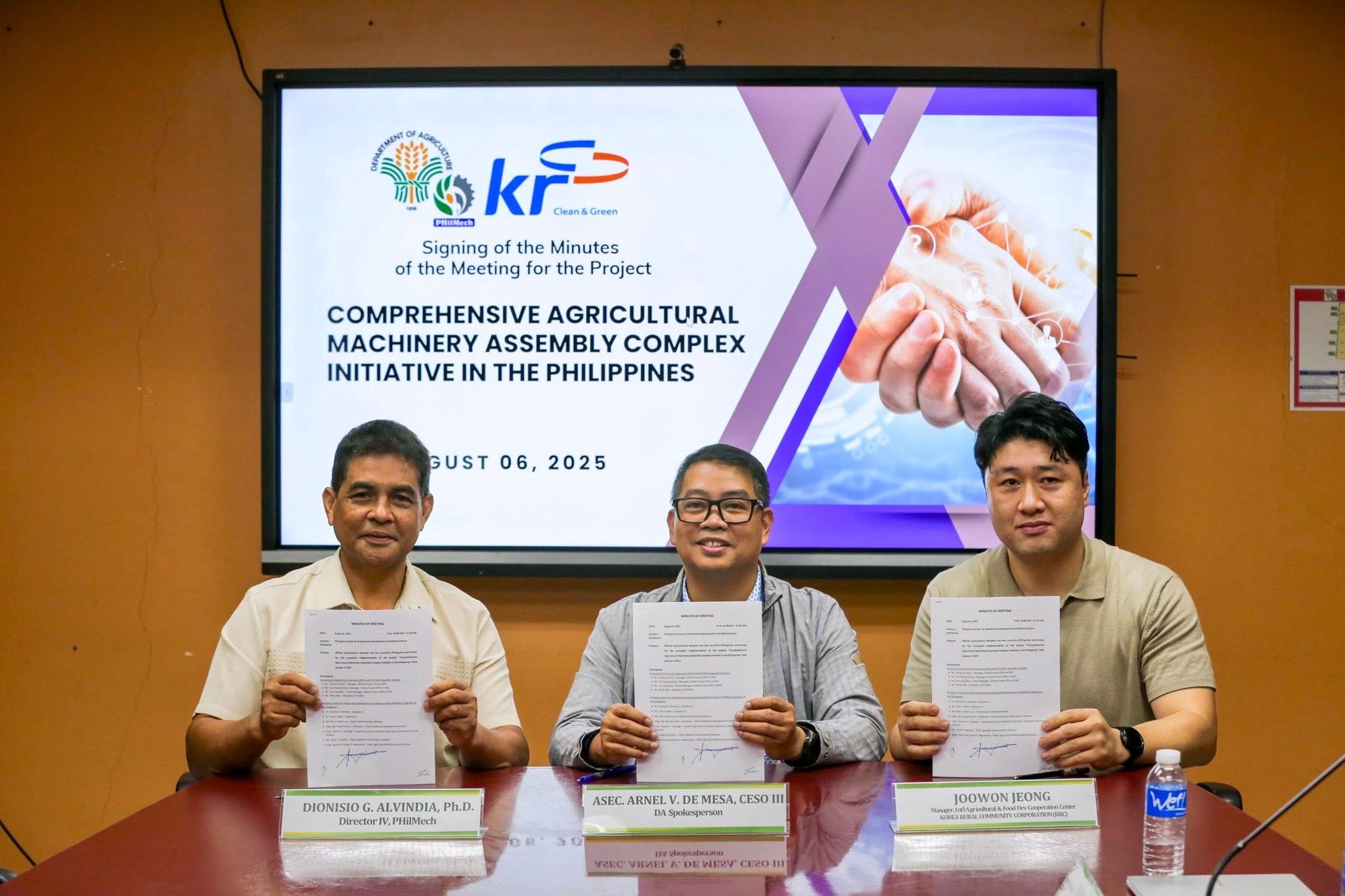 DA, Korean stakeholders boost farm equipment modernization