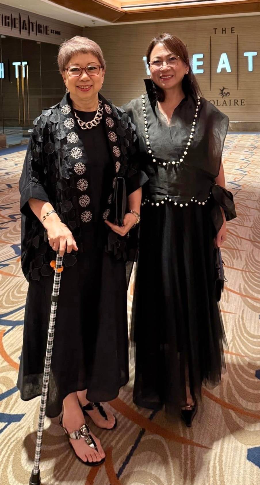 Terly Chikiamco and Loida Tan.