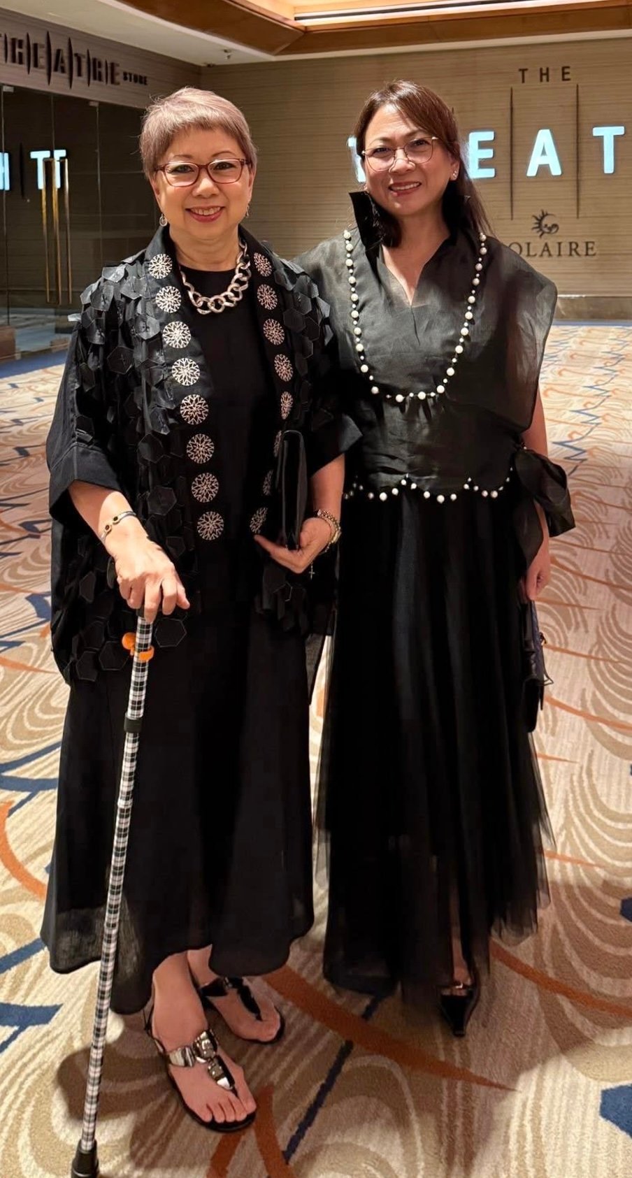 Terly Chikiamco and Loida Tan.
