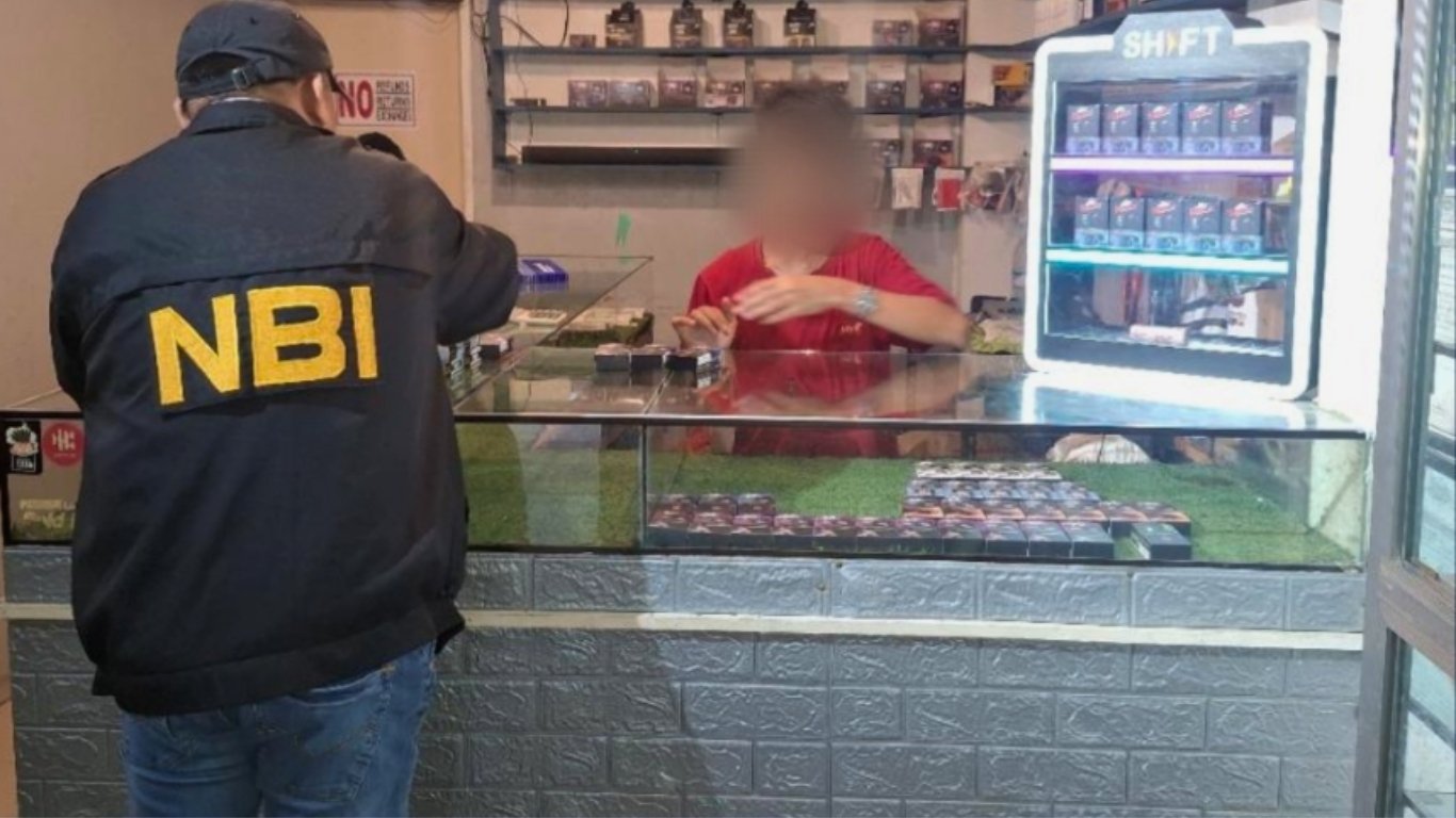 NBI nabs seller of unregistered vapes
