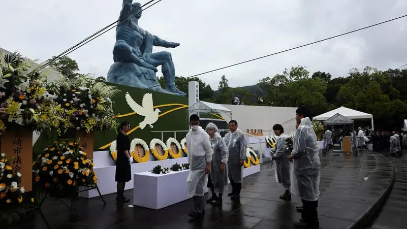 Nagasaki church bells ring again after atomic bombing 