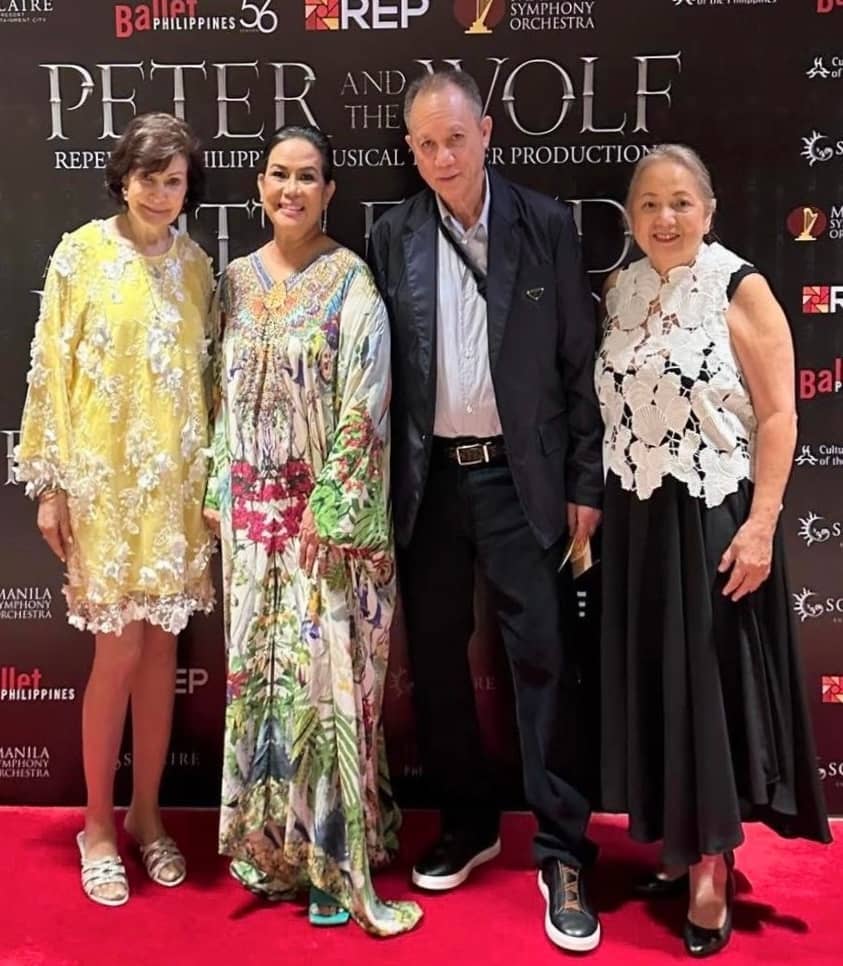 Mindy Perez Rubio, Kathleen Liechtenstein, BP chairman Antonio Cojuangco and Maan Hontiveros.