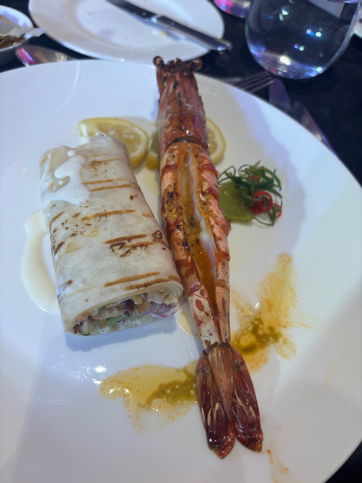 GRILLED Tiger Prawn.