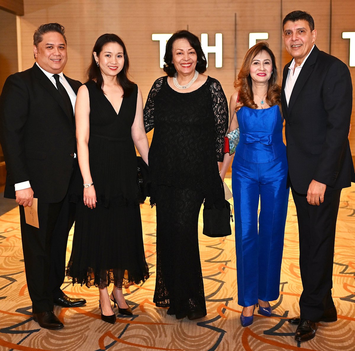 Dr. David Endriga, Cat Huang Endriga, Ping Valencia, Nanette De Lara and former Egyptian Ambassador Ahmed Shehabeldin.