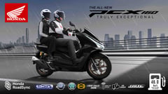 Honda PCX160 rain-ready