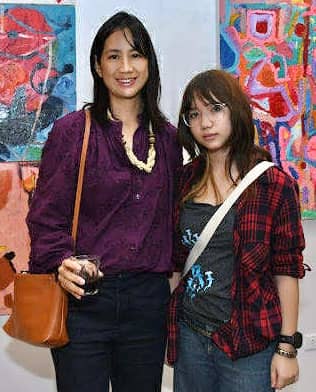 Audrey Carpio and daughter.