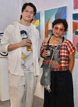 Dean Marcial and Nina Tesoro Poblador.