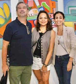 Nachi Ugarte, Tanya Ansaldo and Tatianna Montenegro-Aboitiz.
