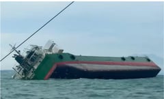 Vessel grounds in CamSur’s San Miguel Bay