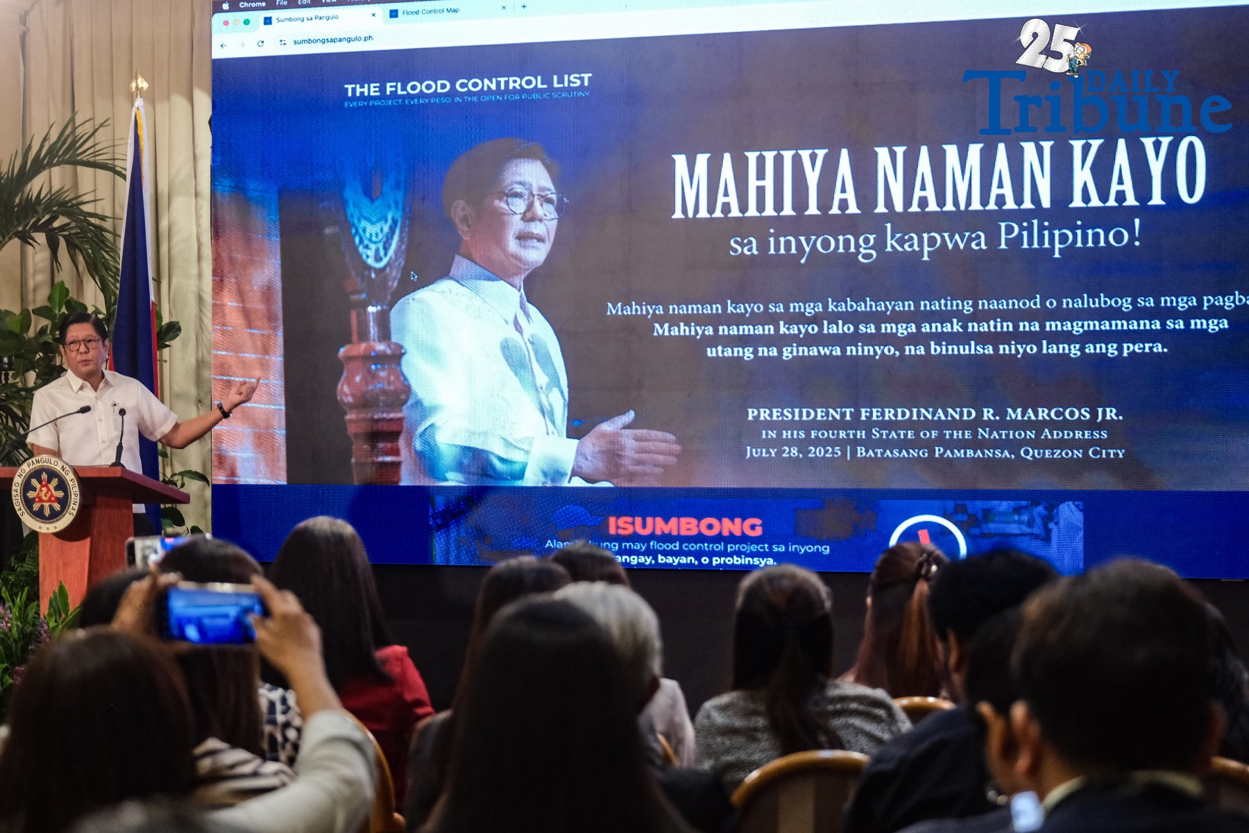 SUMBONG MO SA PANGULO: Marcos launches flood control project tracker website