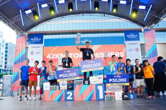 Flores, Hallasgo conquer Manila Marathon 

