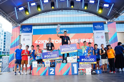 Flores, Hallasgo conquer Manila Marathon 
