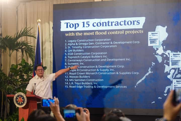 President Ferdinand Marcos Jr. launches sumbongsapangulo.ph, a public website listing DPWH flood control projects nationwide. It encourages citizens to provide feedback and report irregularities directly to the Office of the President.