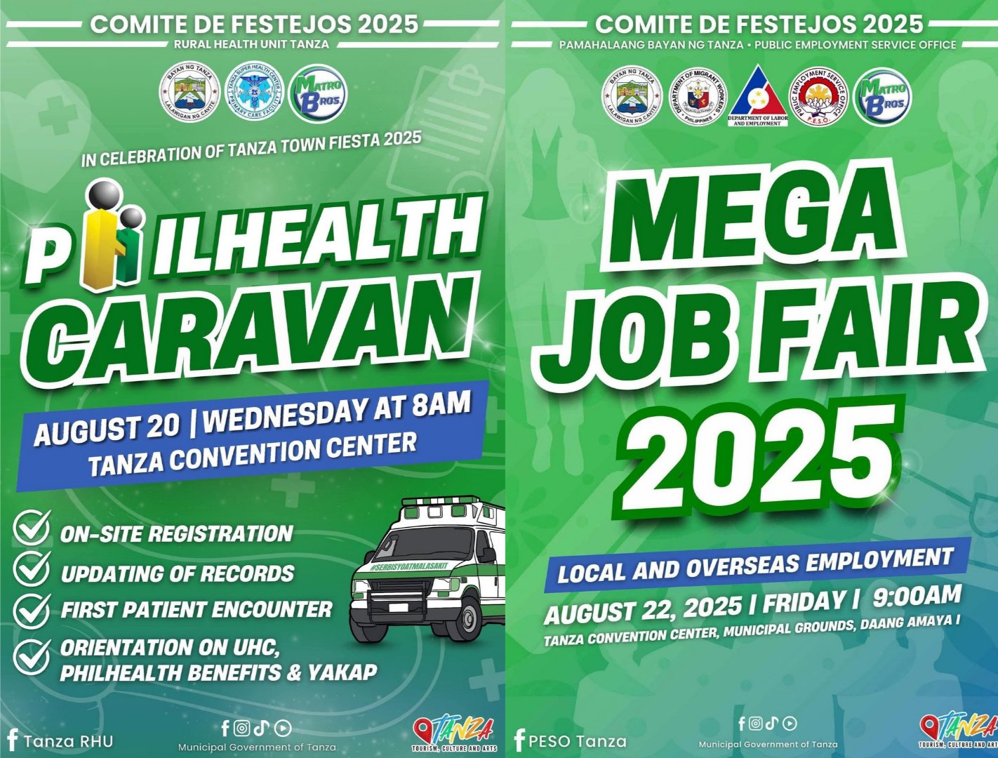Tanza to kick off PhilHealth caravan, mega job fair
