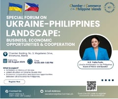 Chamber of Commerce hosts Ukraine–Philippines forum with Ambassador Fediv