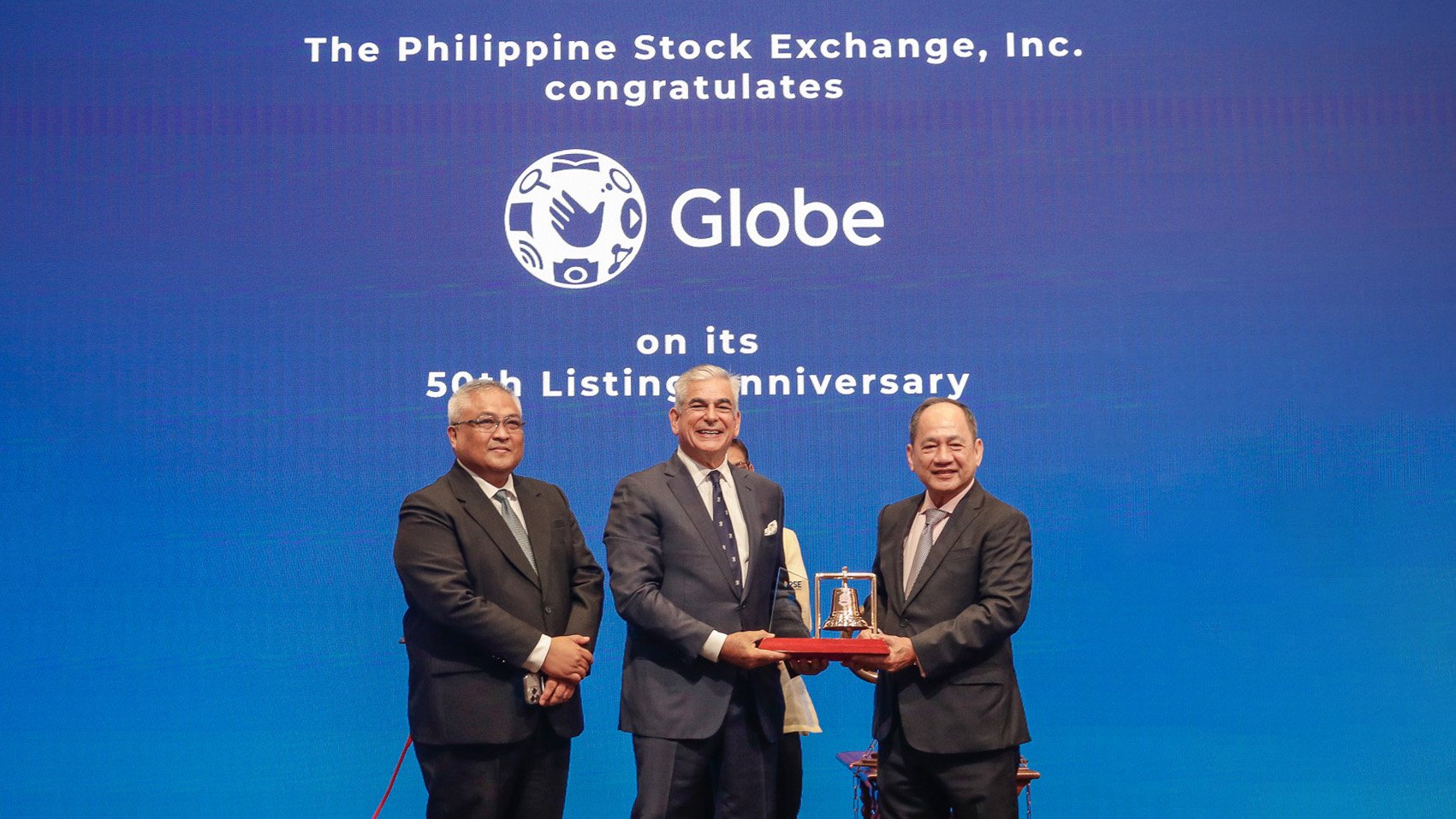 Globe turns 50 in PSE with P245-B market cap