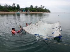 Floating rocket debris recovered in Occidental Mindoro
