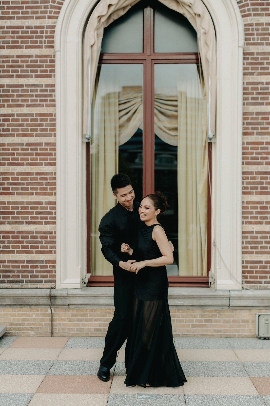 Honey Pangilinan and Enzo Alonso by the canals of Amsterdam.