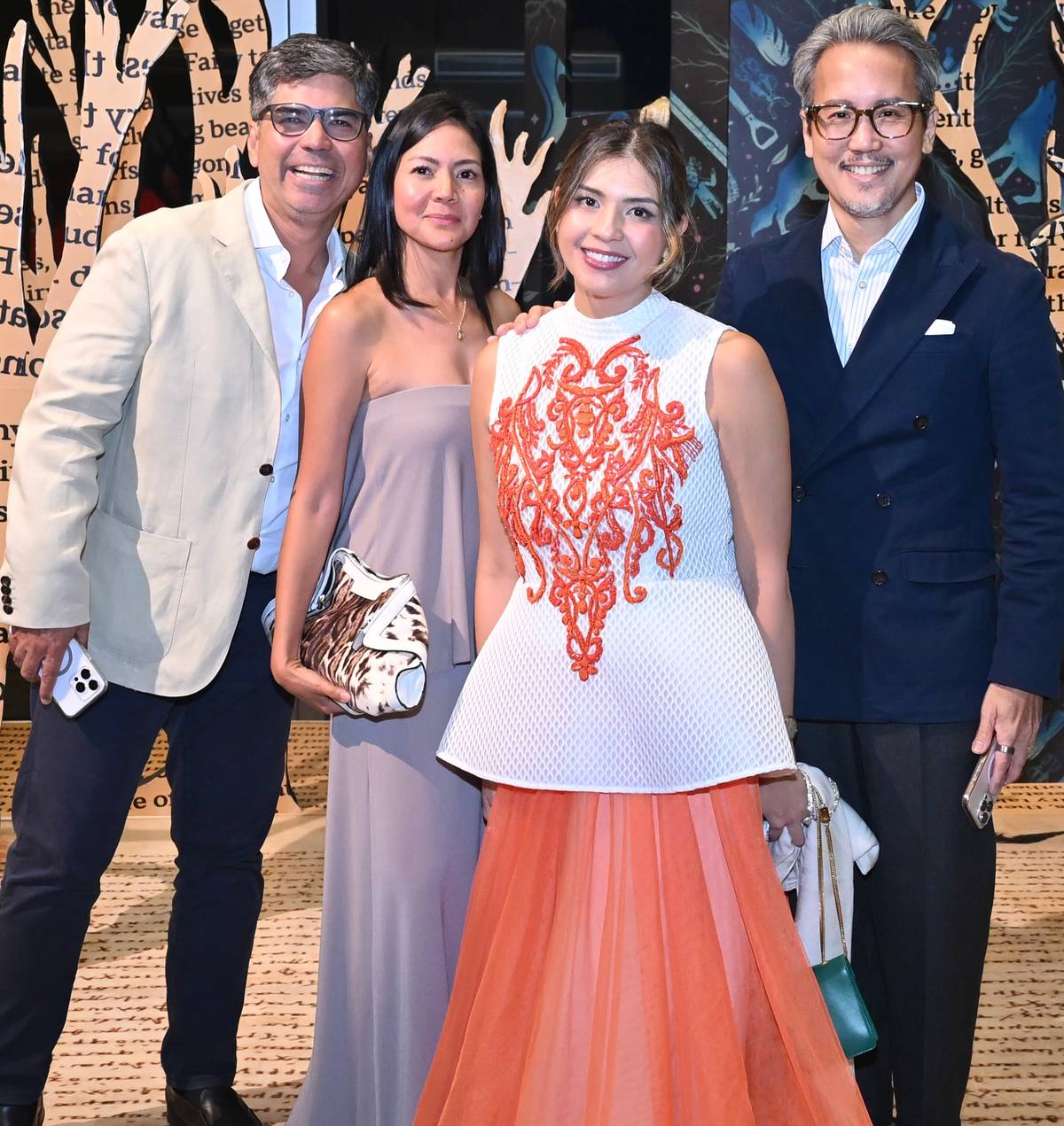 Raj and Kai Prieto-Moreno, Juana and Rick Yupangco.